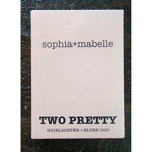 Sofia +Mabelle Two pretty Highlighter+Blush Duo
